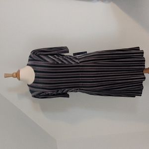 Stripped Velvet Dress